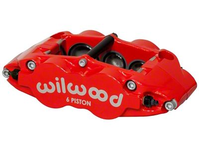 Wilwood Caliper-Forged Narrow Superlite 6R-R/H 1.75/1.25/1.25in Pistons 1.10in Rotor - 120-14539-RD