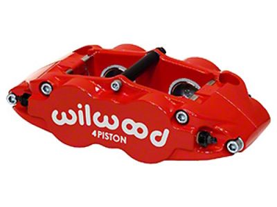 Wilwood Caliper-Forged Superlite 4R 1.38/1.38in Pistons 1.10in Disc; Red - 120-14056-RD