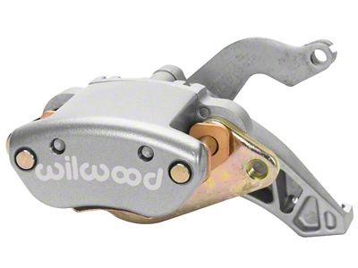 Wilwood Caliper-MC4 Mechanical-R/H - Silver No Logo 1.19in Piston .81in - 120-12069