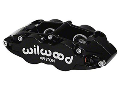 Wilwood Caliper-Narrow Superlite 4R - Black 1.12/1.12in Pistons 1.10in Disc - 120-11782-BK