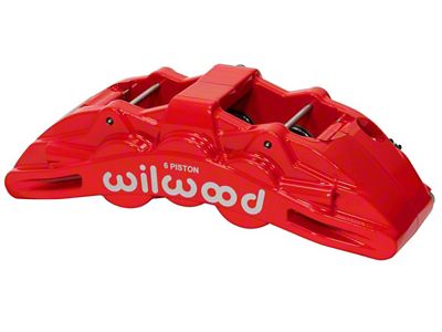 Wilwood Caliper Red SX6R 4.04in Piston 1.25in Disc - 120-14862-RD