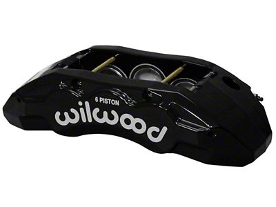 Wilwood Caliper-TX6R- L/H - Black 1.75/1.62/1.62in Pistons 1.38in Disc - 120-13818-BK