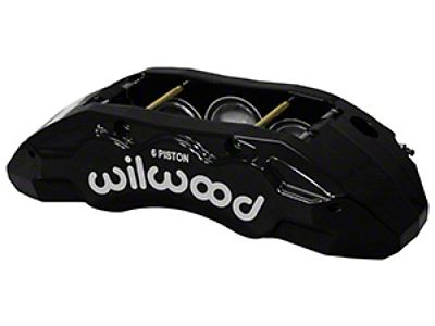 Wilwood Caliper-TX6R- R/H - Black 1.62/1.38/1.38in Pistons 1.38in Disc - 120-14599-BK