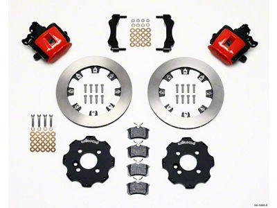 Wilwood Combination Parking Brake Rear Kit 11.75in Red Mini Cooper - 140-10885-R