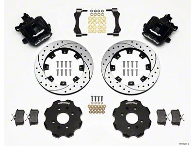 Wilwood Combination Parking Brake Rear Kit 12.19in Drilled Civic / - 140-10207-D