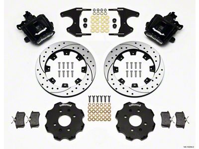 Wilwood Combination Parking Brake Rear Kit 12.19in Drilled Civic / - 140-10209-D
