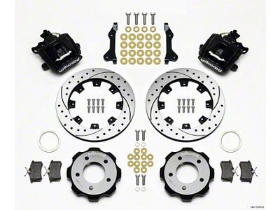 Wilwood Combination Parking Brake Rear Kit 12.19in Drilled 2006-Up Civic - 140-11979-D