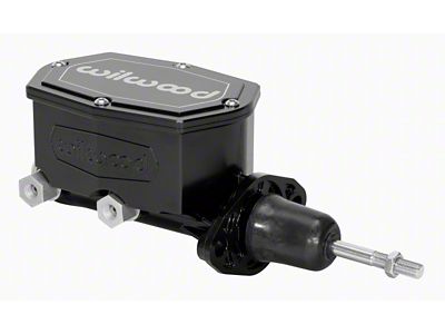 Wilwood Compact Tandem Master Cylinder - 15/16in Bore - w/Pushrod - 260-14958-BK