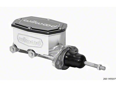 Wilwood Compact Tandem Master Cylinder - 15/16in Bore - w/Pushrod - 260-14958-P