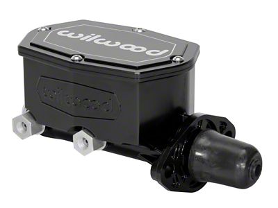Wilwood Compact Tandem Master Cylinder - 1in Bore - Black - 260-14959-BK