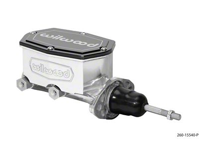 Wilwood Compact Tandem Master Cylinder - 1in Bore - w/Pushrod - 260-15540-P