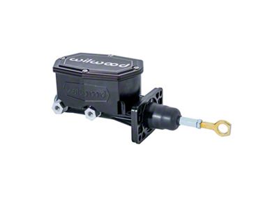 Wilwood Compact Tandem Master Cylinder w/ Mopar 4 Bolt Flange - 260-16854-BK