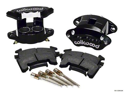 Wilwood D154 Front Caliper Kit - Black 1.62 / 1.62in - 140-12099-BK