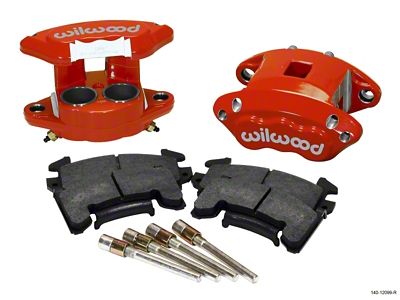 Wilwood D154 Front Caliper Kit - Red 1.62 / 1.62in - 140-12099-R