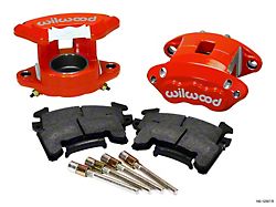 Wilwood D154 Front Caliper Kit - Red 2.50in Piston 1.04in - 140-12097-R