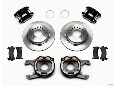 Wilwood D154 P/S Park Brake Kit 12 Bolt 2.75in offset - 140-12570
