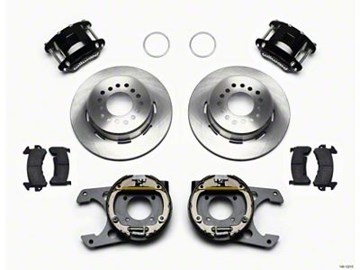 Wilwood D154 P/S Park Brake Kit Chevy 12 Bolt 2.75in - 140-12215