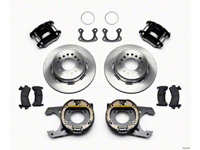 Wilwood D154 P/S Park Brake Kit Small Ford 2.66in Offset - 140-12210