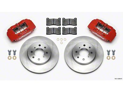 Wilwood DPHA Front Caliper & Rotor Kit Red Honda / - 140-12996-R