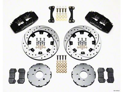 Wilwood Dynapro 6 Front Hat Kit 12.19in Drilled 90-99 Civic - 140-10736-D
