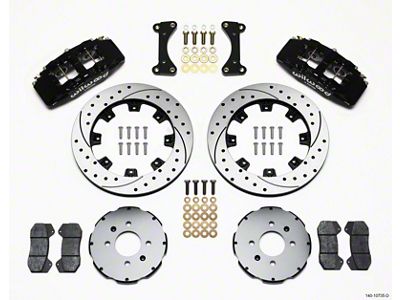 Wilwood Dynapro 6 Front Hat Kit 12.19in Drilled 94-01 Honda/Acura - 140-10735-D