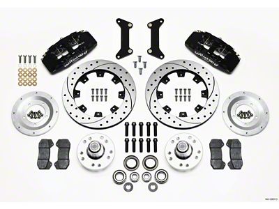 Wilwood Dynapro 6 Front Hub Kit 12.19in Drilled 79-87 GM - 140-12837-D