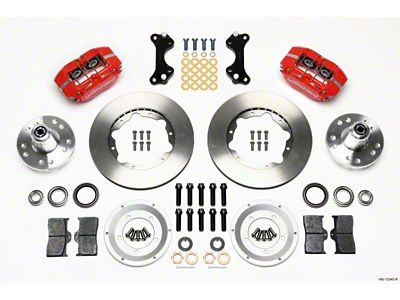 Wilwood Dynapro Dust-Boot Front Kit 11.00in Red ProSpindle - 140-13345-R