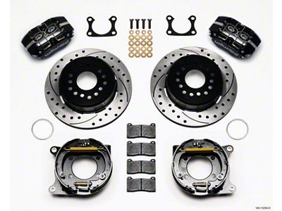Wilwood Dynapro Dust-Boot P/S Park Brake Kit Drilled Big Ford - 140-13204-D