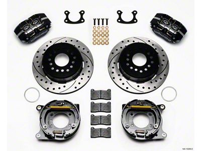 Wilwood Dynapro Dust-Boot P/S Park Brake Kit Drilled Small Ford - 140-13206-D