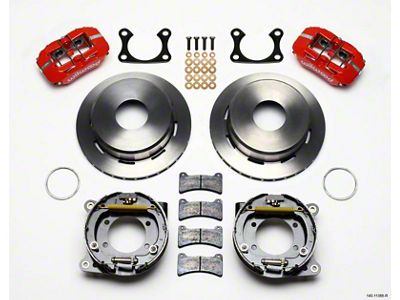 Wilwood Dynapro Low-Profile 11.00in P-Brake Kit - Red Big Ford - 140-11388-R