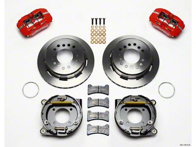 Wilwood Dynapro Low-Profile 11.00in P-Brake Kit - Red BOP Axle - 140-13513-R