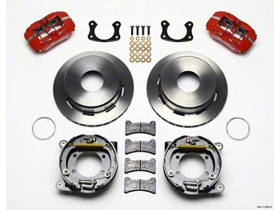 Wilwood Dynapro Low-Profile 11.00in P-Brake Kit - Red New Big - 140-11390-R