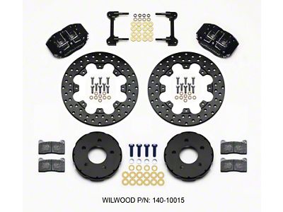 Wilwood Dynapro Radial Front Drag Kit 11.75in Drilled 94-04 Mustang - 140-10015-D
