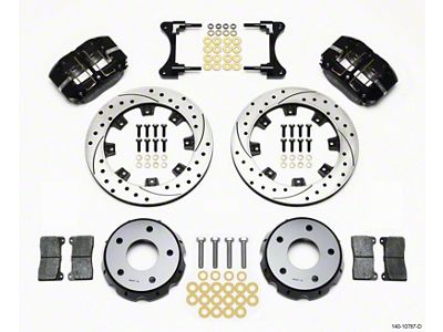 Wilwood Dynapro Radial Front Drag Kit 11.75in Vented Drilled 98-02 - 140-10787-D