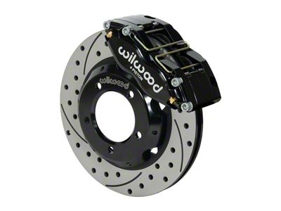 Wilwood Dynapro Radial Front Kit 11in Drilled & Slotted Black - 140-15395-D