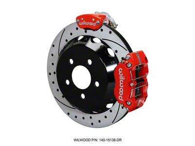 Wilwood Dynapro Radial / MC4 Rear Kit 12.88 Drilled & - 140-15138-DR