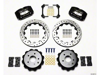 Wilwood Dynapro Radial Rear Kit 13.00in Drilled Nissan 350Z/Fiti G35 - 140-9507-D