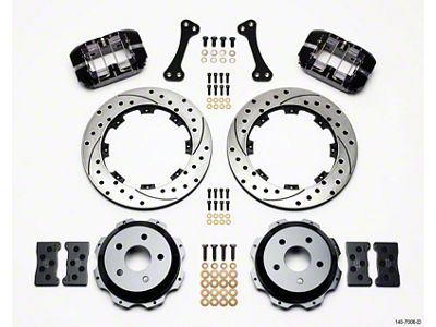 Wilwood Dynapro Rear Kit 12.19in Drilled Subaru Impreza WRX - 140-7006-D