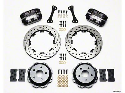 Wilwood Dynapro Rear Kit 12.19in Drilled Subaru Impreza WRX - 140-7006-D
