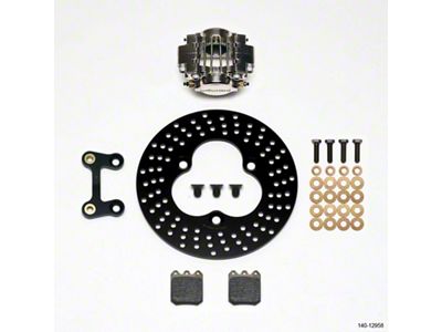 Wilwood Dynapro Single LW Left Front Kit - Midget 10.20in - 140-12958