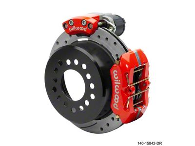 Wilwood EPB/FDP-LP Rear Kit 11in. Big Ford - SRP; Red - 140-15842-DR