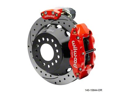 Wilwood EPB/FNSL Rear Kit 12.88in. Big Ford - SRP; Red - 140-15844-DR