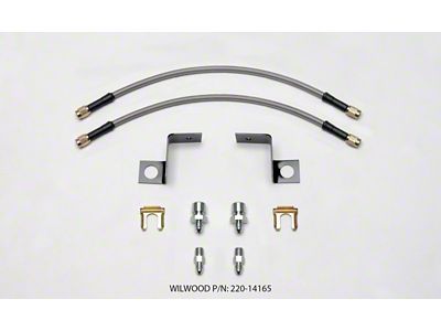 Wilwood Flexline Kit 14 inch -3 3/8-24 IF 1/8 NPT - 220-14165