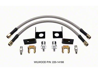 Wilwood Flexline Kit 14 inch -3 M10-1.00 IF 1/8 NPT - 220-14166