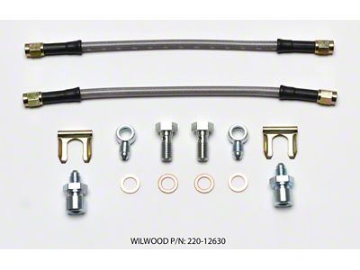 Wilwood Flexline Kit D52 Caliper 10in w/ Banjo 10mm -3/8-24 - 220-12630