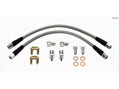 Wilwood Flexline Kit D52 Caliper 14in w/ Banjo 10mm -3/8-24 - 220-12104