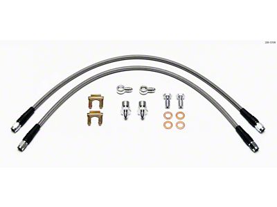 Wilwood Flexline Kit D52 Caliper 18in w/ Banjo 10mm -3/8-24 - 220-12105
