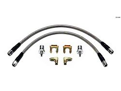Wilwood Flexline Brake Line Kit for Wilwood Brake Calipers; Rear (03-05 Lancer Evolution VIII)