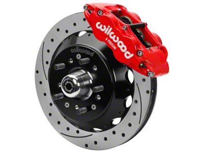Wilwood Forged 6 Piston Red Superlite Caliper GT 48 Vane - 140-17088-DR