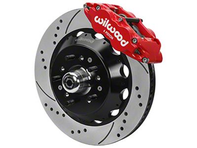 Wilwood Forged 6 Piston Red Superlite Caliper; SRP 72 Vane - 140-17089-DR